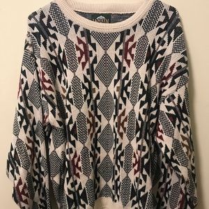 Jantzel Cool Patterned 80's Crewneck Sweater